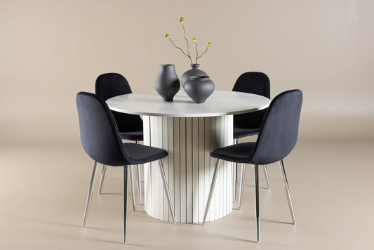 Härön Matbord med Polar Stolarna – MDF
