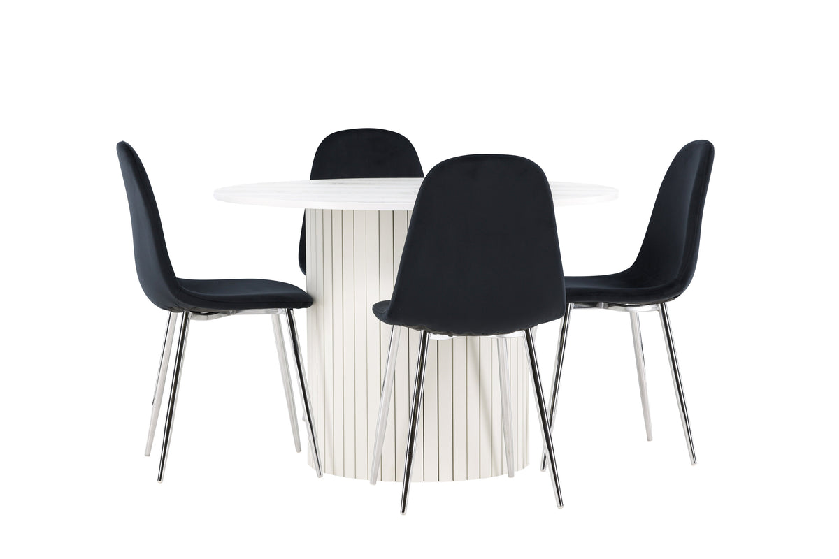 Härön Matbord med Polar Stolarna – MDF
