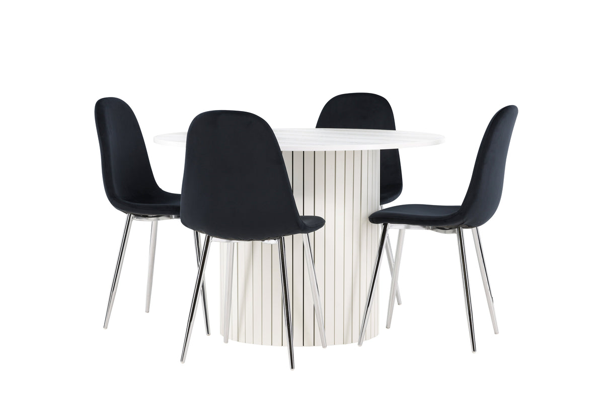 Härön Matbord med Polar Stolarna – MDF