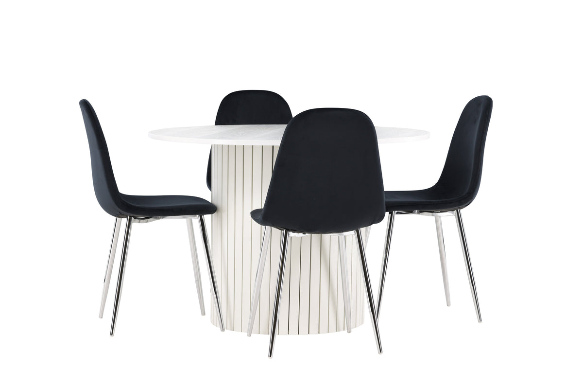 Härön Matbord med Polar Stolarna – MDF