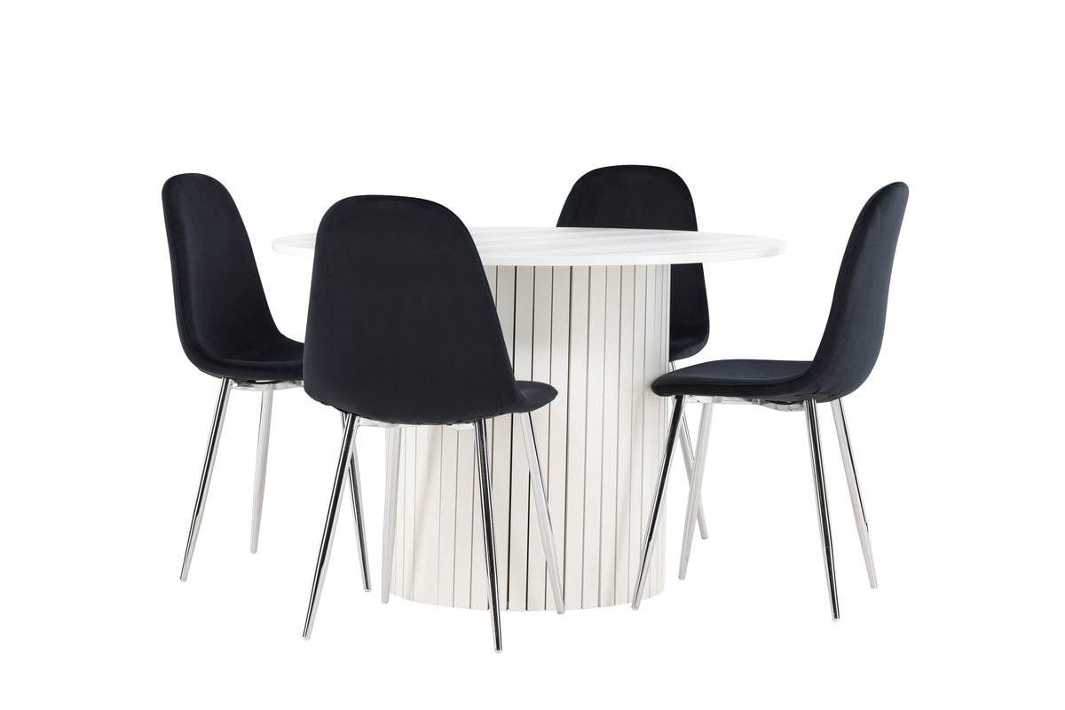 Härön Matbord med Polar Stolarna – MDF