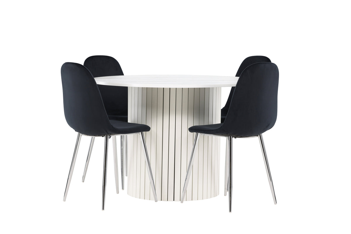 Härön Matbord med Polar Stolarna – MDF