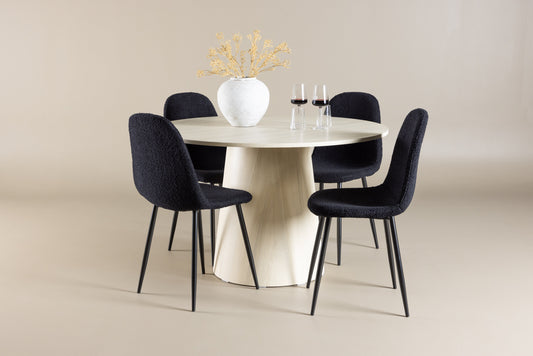 Lanzo Matbord med Polar Stolarna – MDF