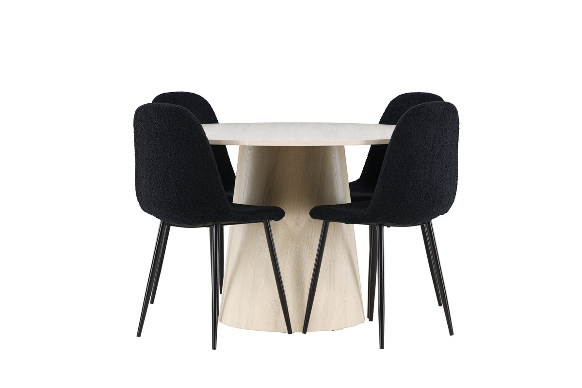 Lanzo Matbord med Polar Stolarna – MDF