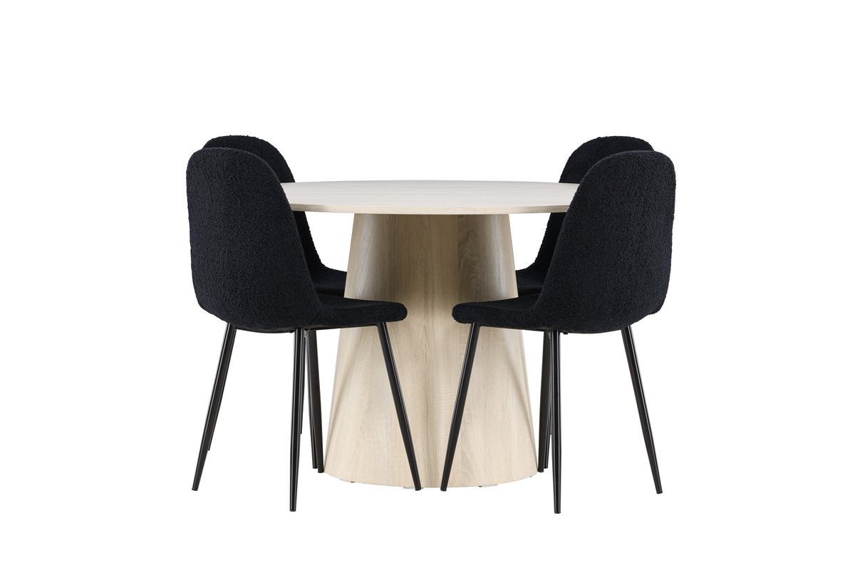 Lanzo Matbord med Polar Stolarna – MDF