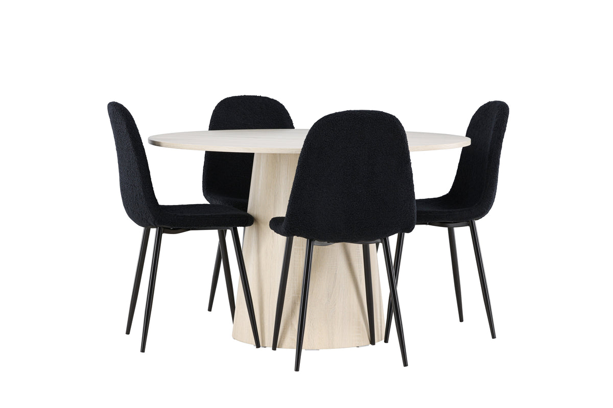 Lanzo Matbord med Polar Stolarna – MDF