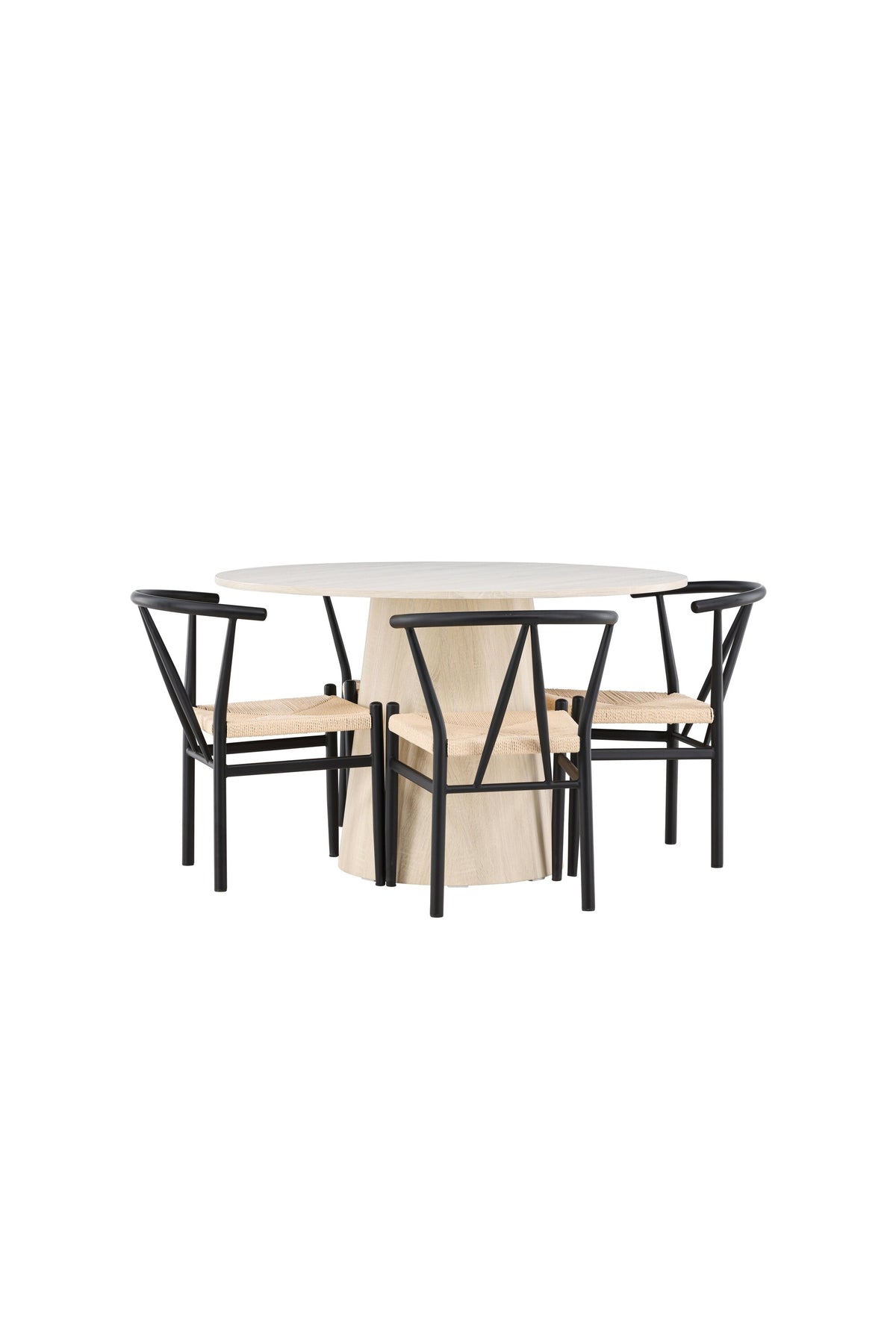 Lanzo Matbord med Alfons Stolarna – MDF