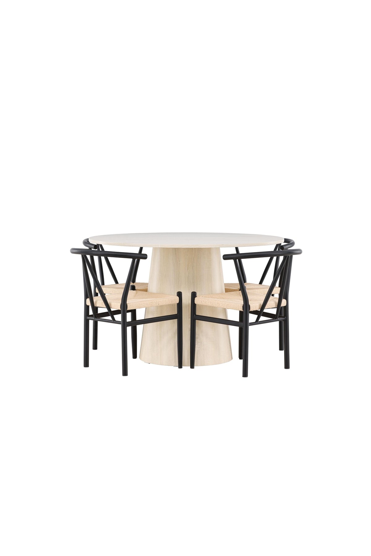 Lanzo Matbord med Alfons Stolarna – MDF