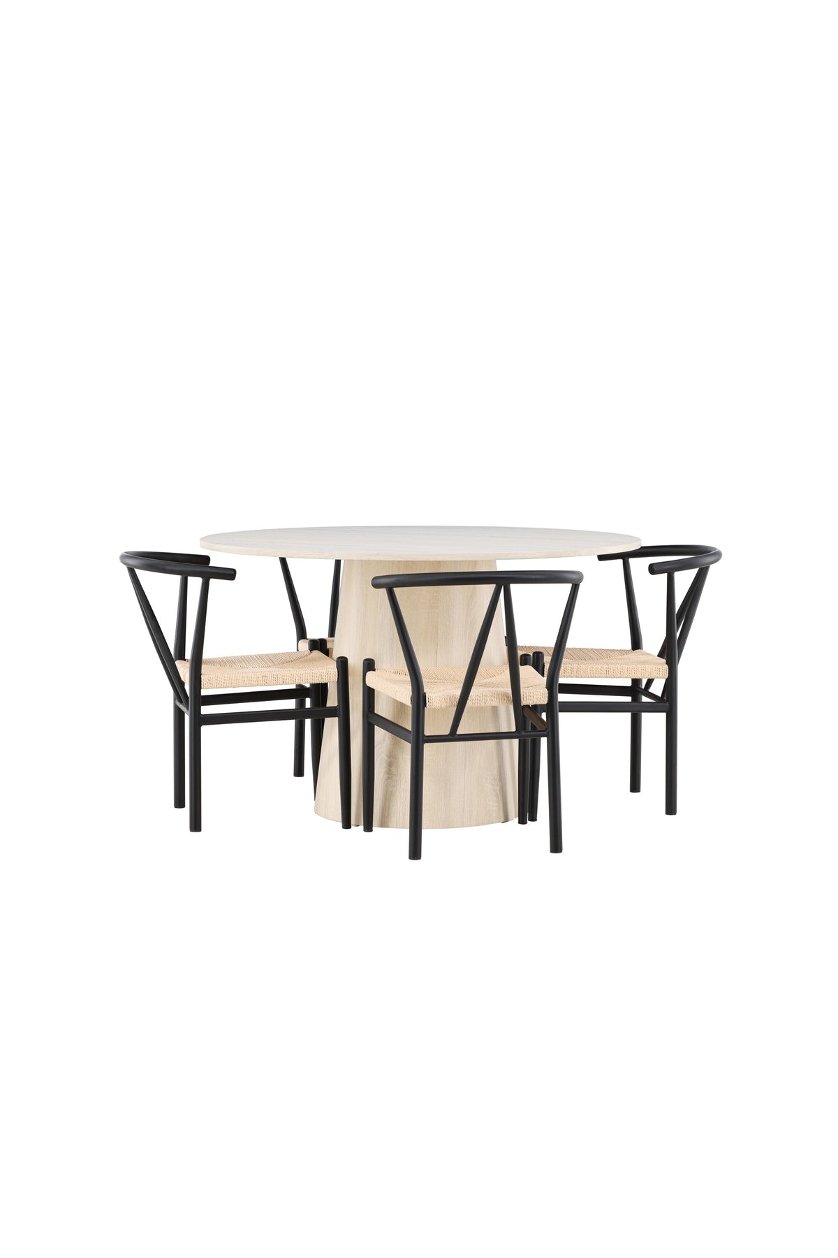 Lanzo Matbord med Alfons Stolarna – MDF
