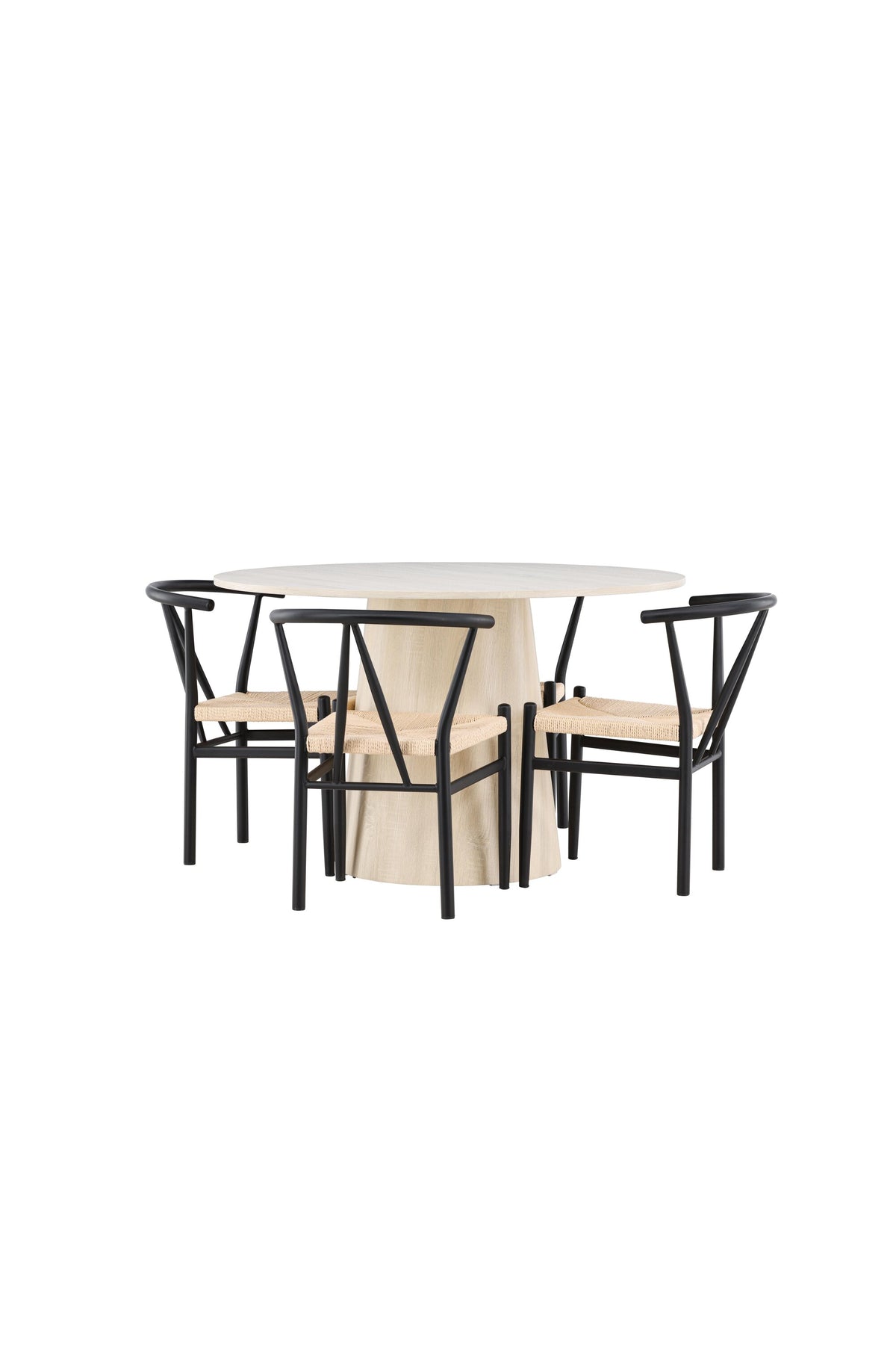 Lanzo Matbord med Alfons Stolarna – MDF