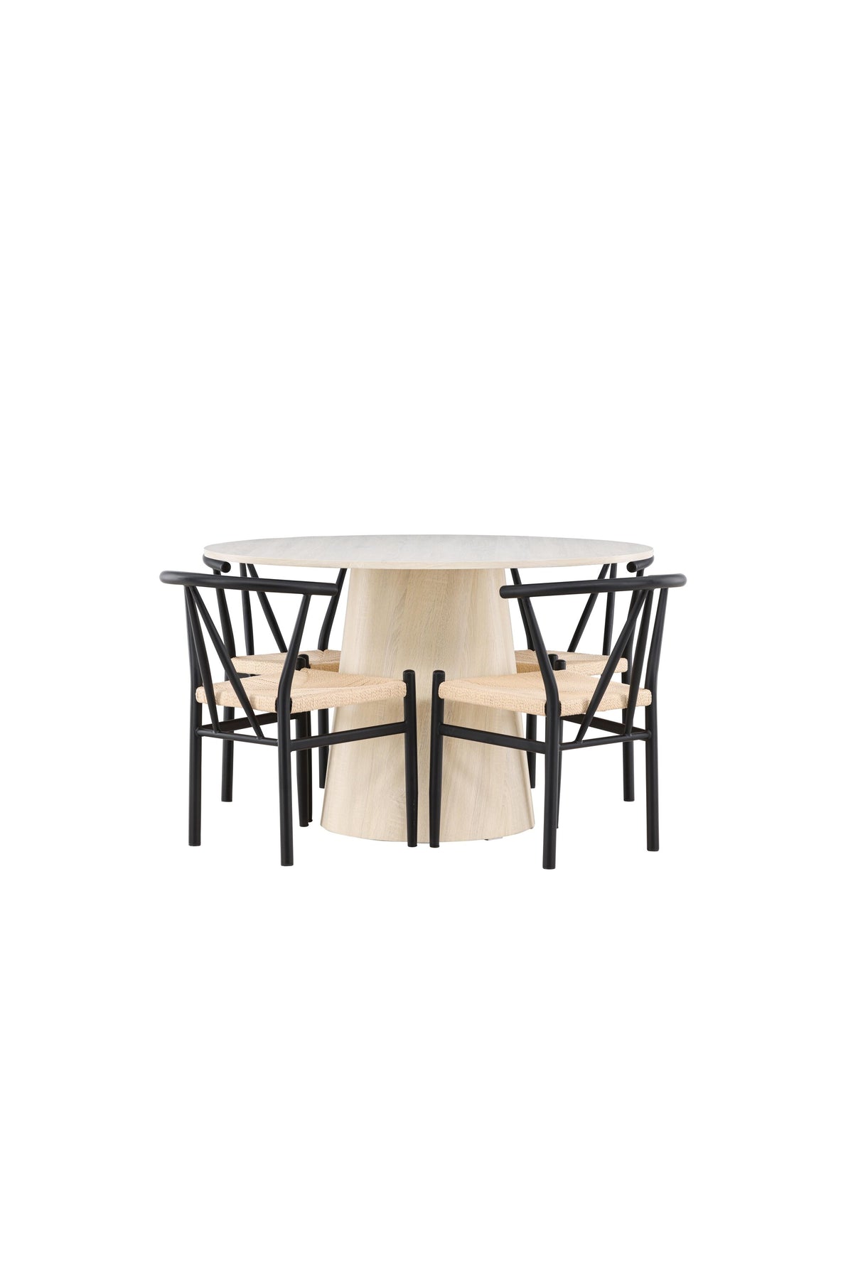 Lanzo Matbord med Alfons Stolarna – MDF