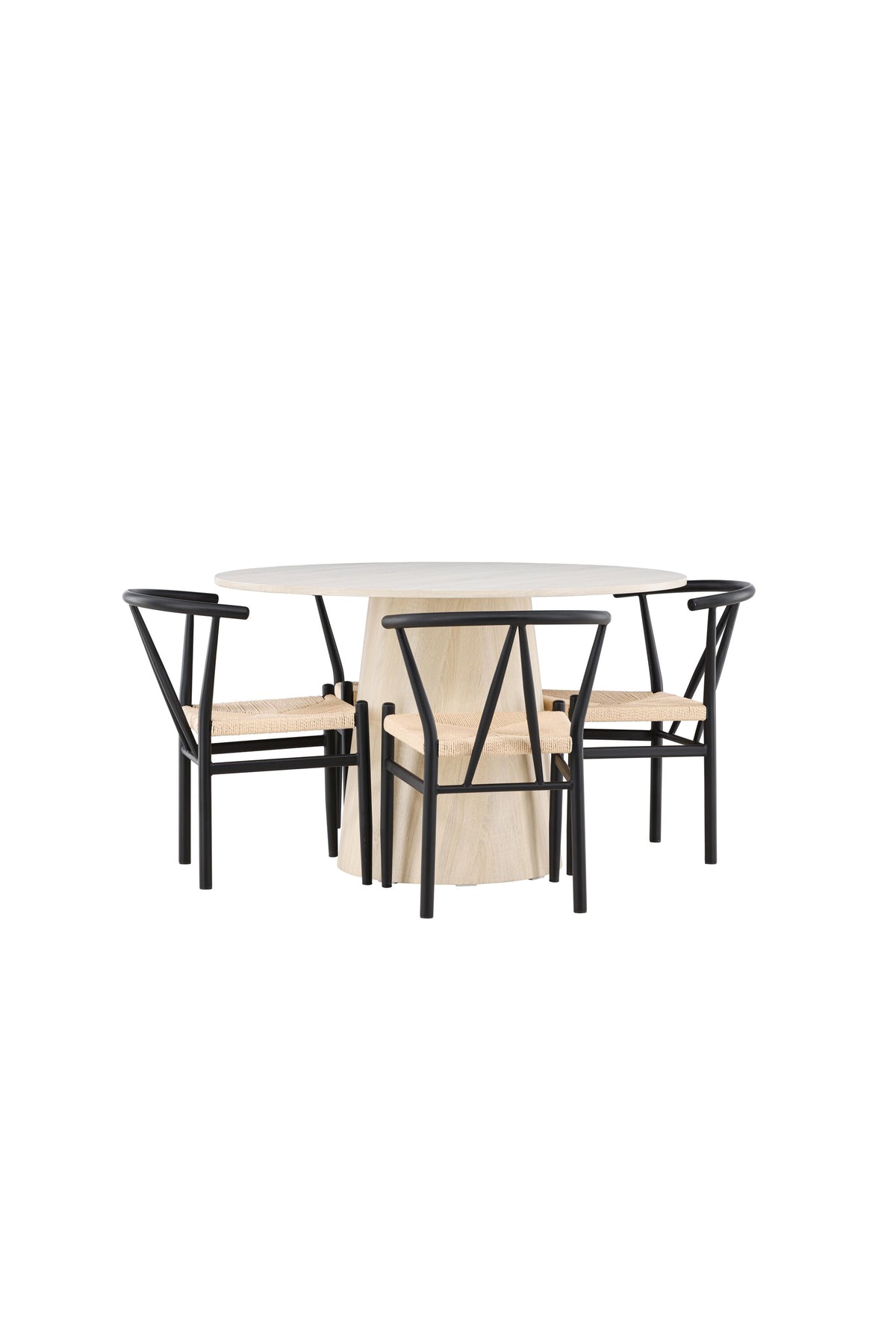 Lanzo Matbord med Alfons Stolarna – MDF