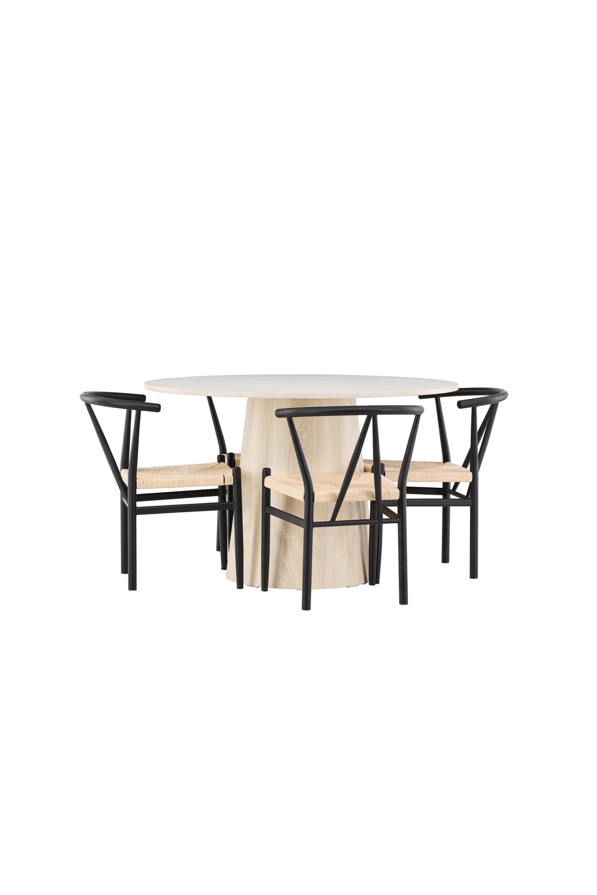 Lanzo Matbord med Alfons Stolarna – MDF