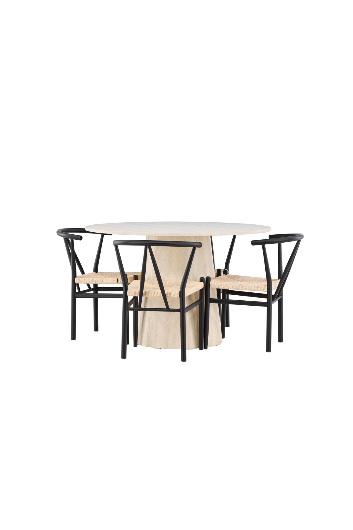 Lanzo Matbord med Alfons Stolarna – MDF