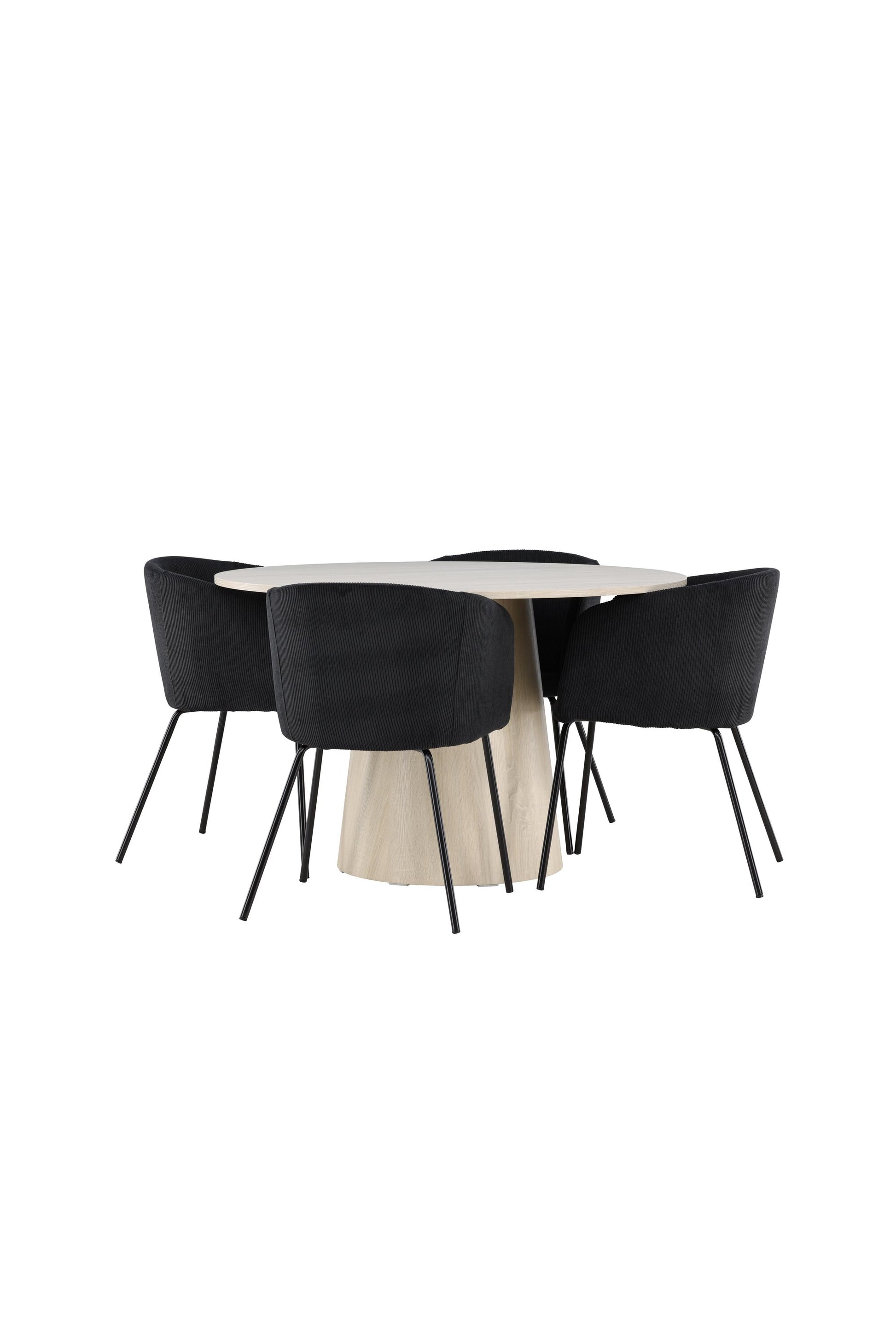 Lanzo Matbord med Berit Stolarna – MDF