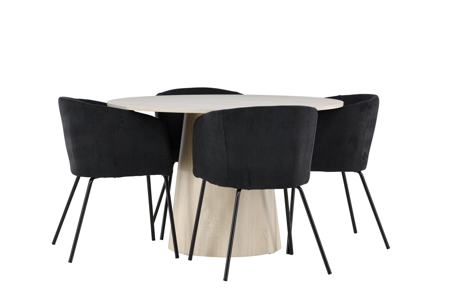 Lanzo Matbord med Berit Stolarna – MDF