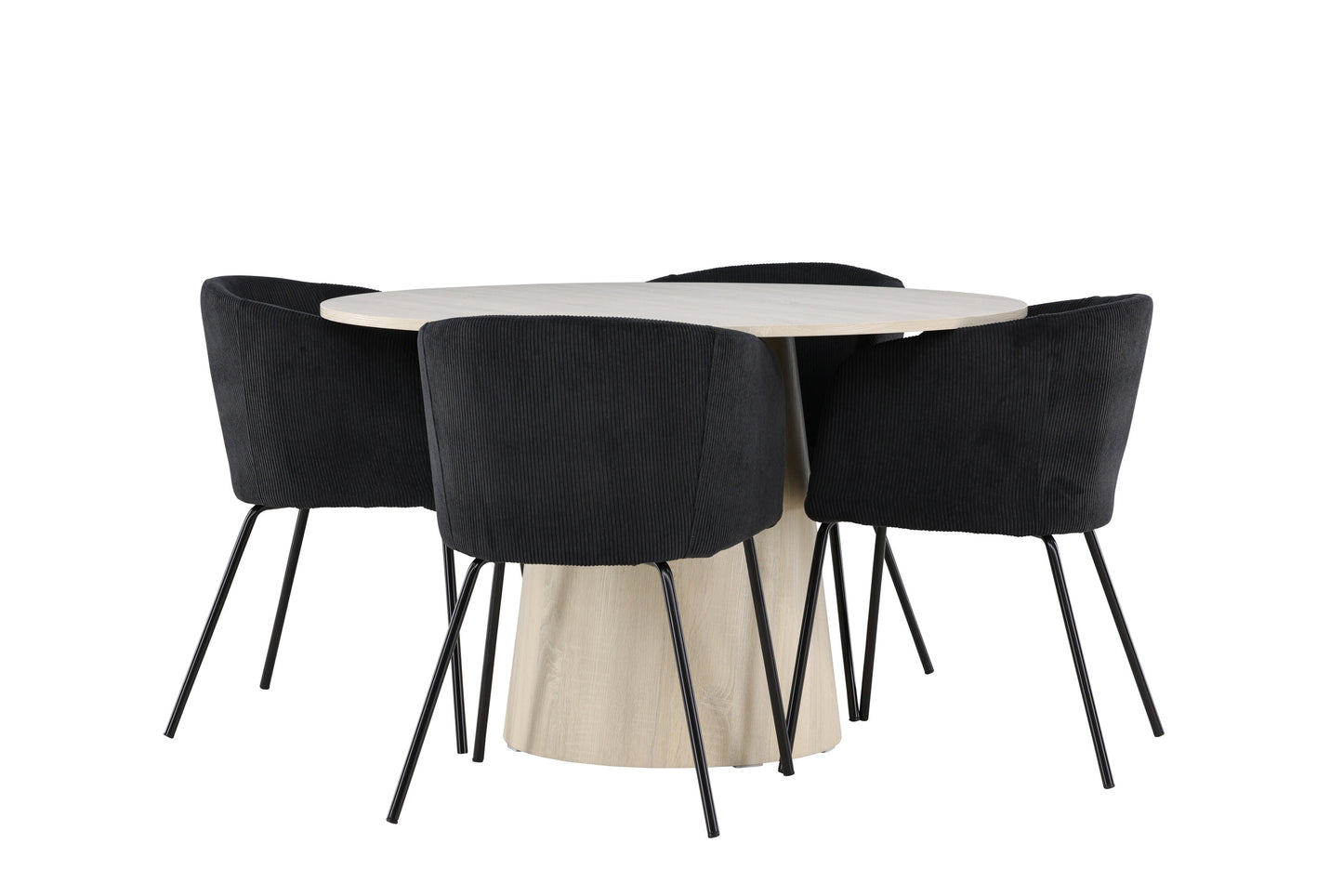 Lanzo Matbord med Berit Stolarna – MDF