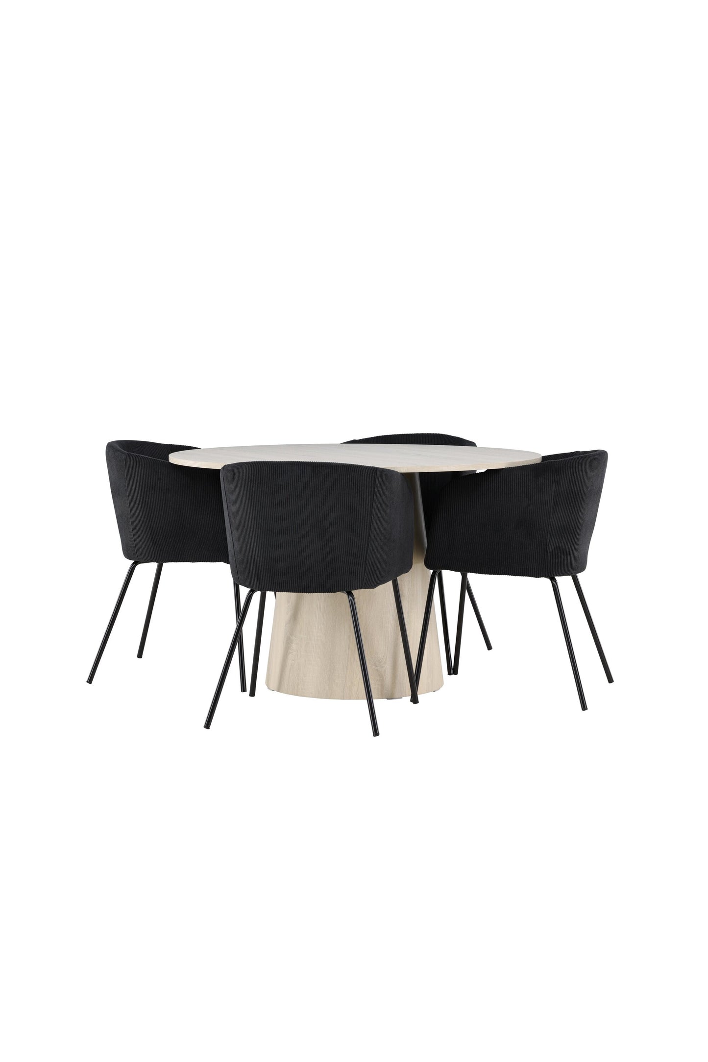 Lanzo Matbord med Berit Stolarna – MDF
