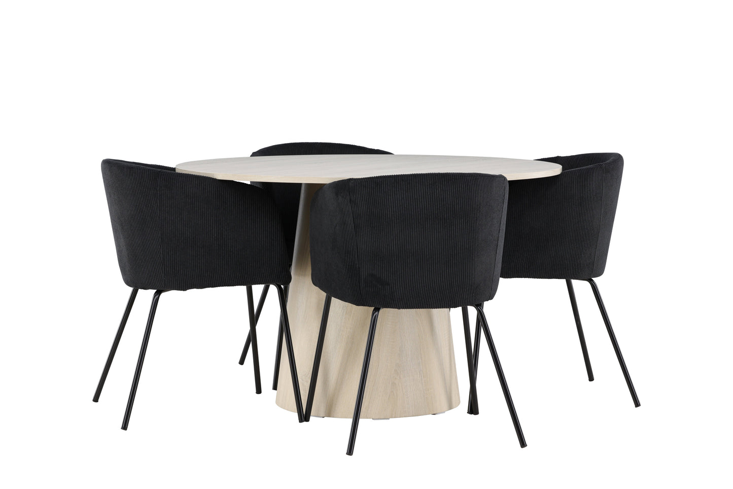 Lanzo Matbord med Berit Stolarna – MDF