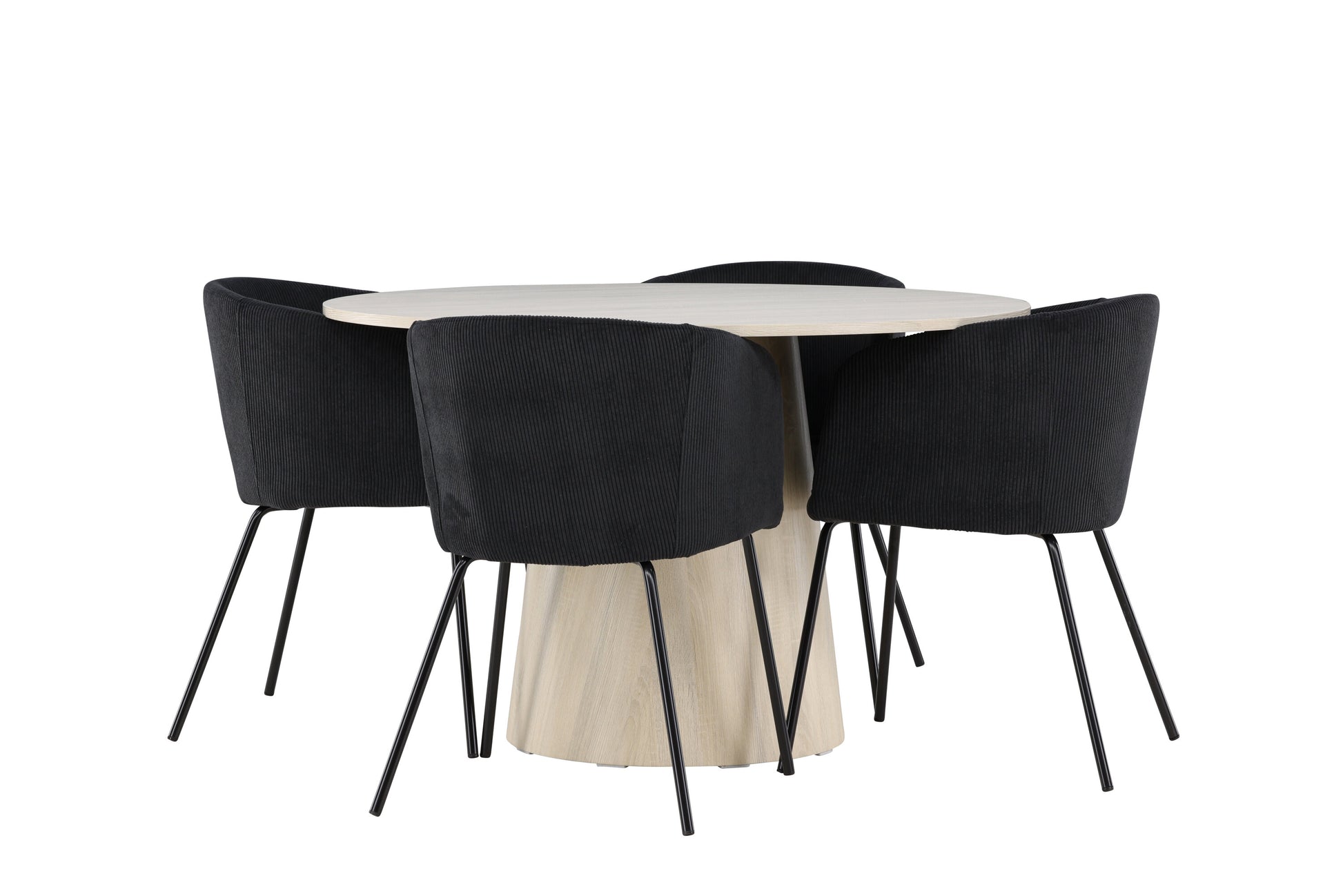 Lanzo Matbord med Berit Stolarna – MDF
