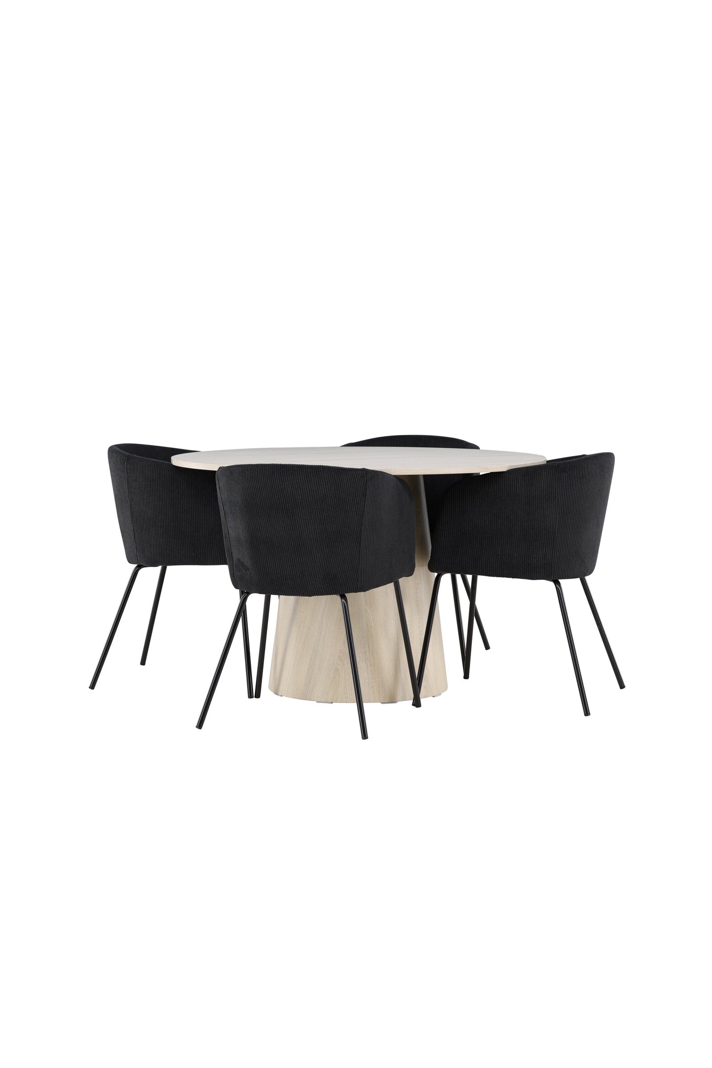 Lanzo Matbord med Berit Stolarna – MDF