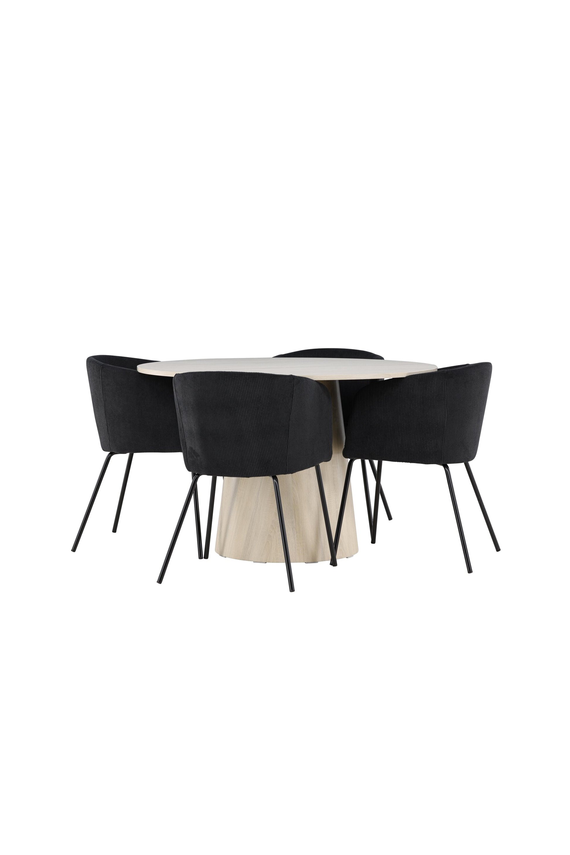 Lanzo Matbord med Berit Stolarna – MDF