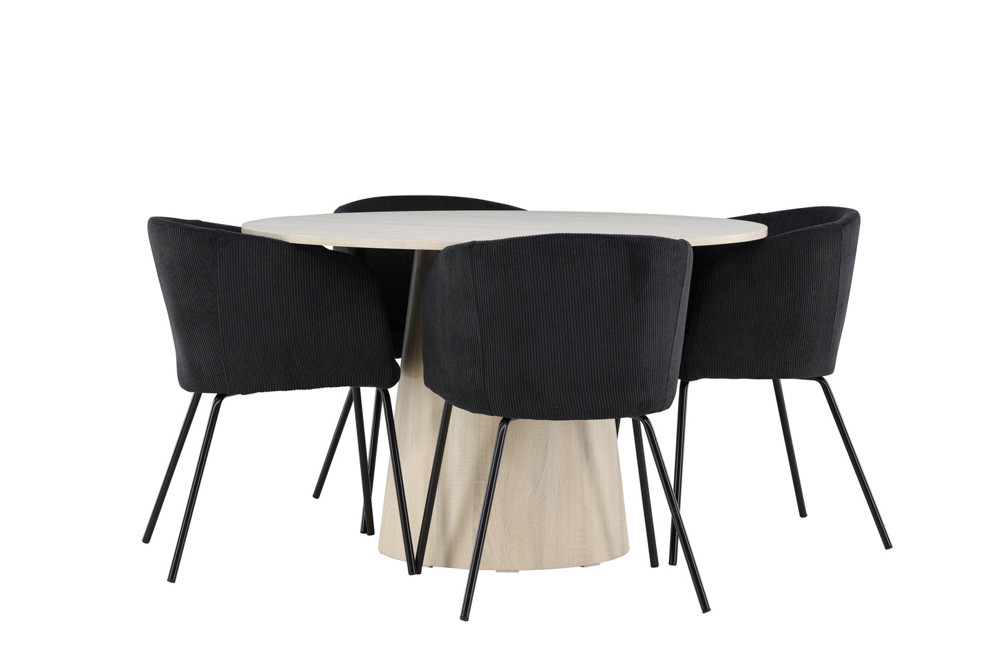 Lanzo Matbord med Berit Stolarna – MDF