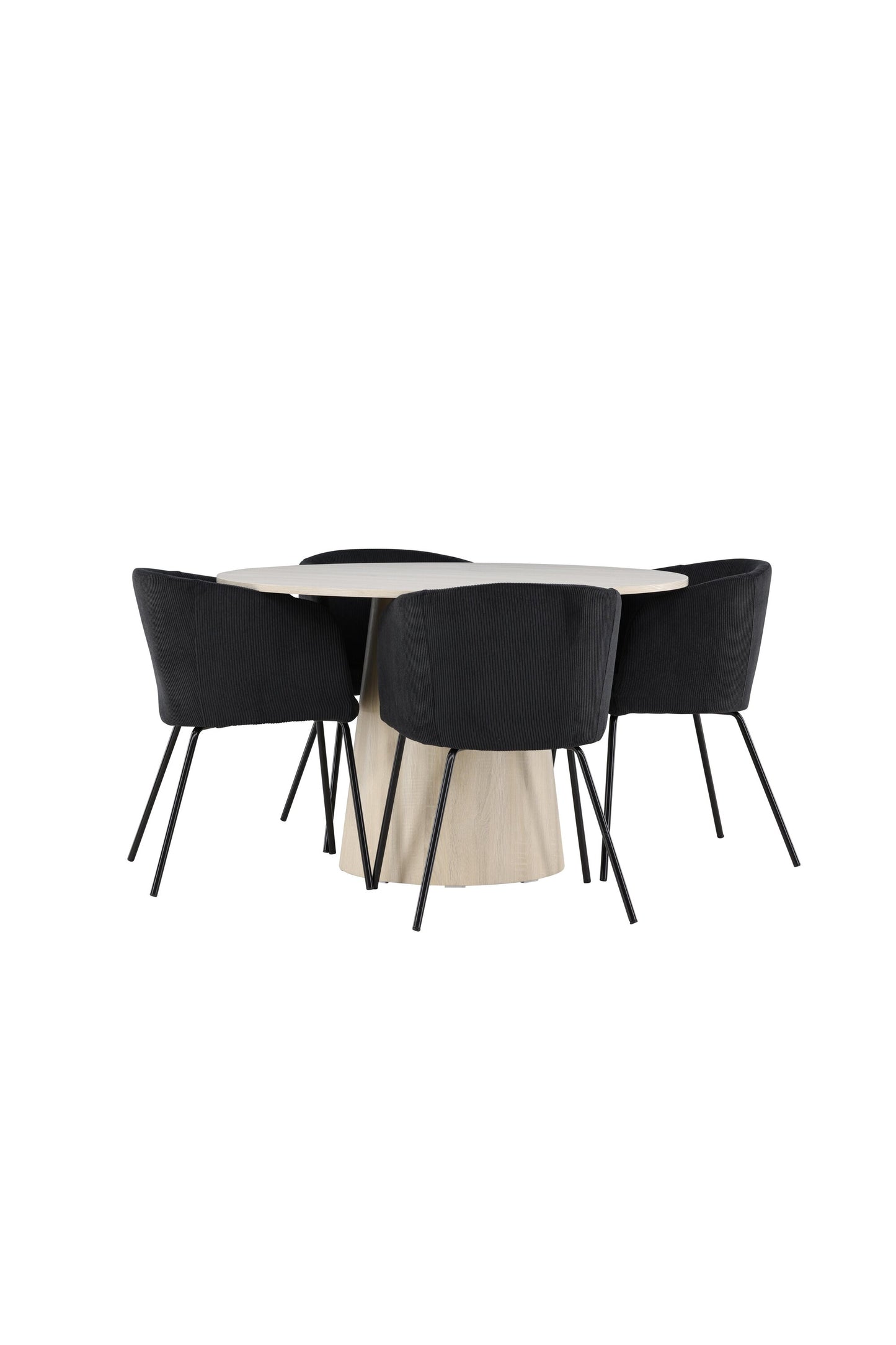 Lanzo Matbord med Berit Stolarna – MDF