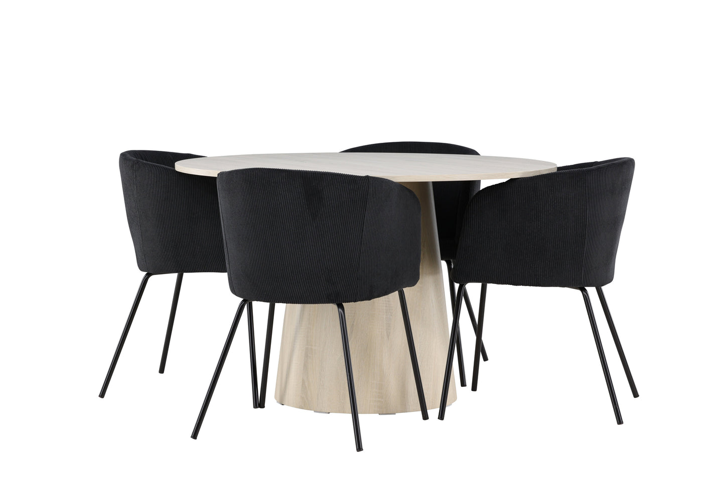 Lanzo Matbord med Berit Stolarna – MDF