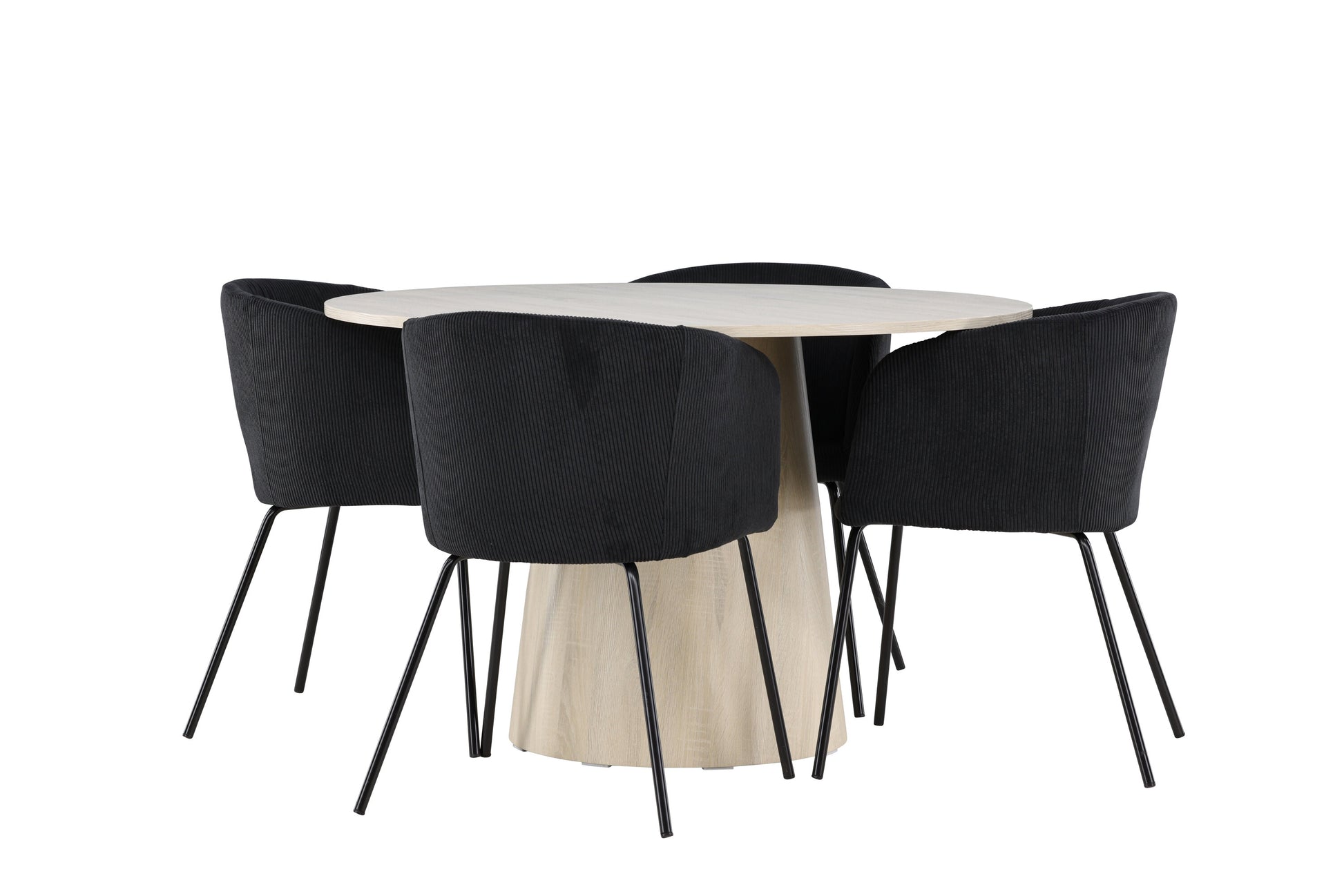 Lanzo Matbord med Berit Stolarna – MDF