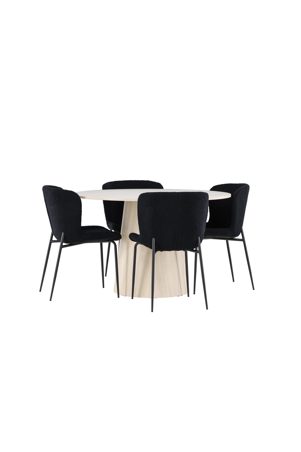 Lanzo Matbord med Modesto Stolarna – MDF