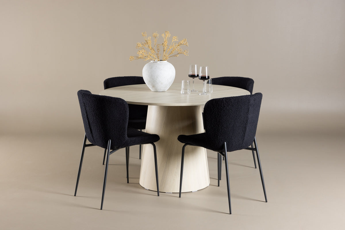 Lanzo Matbord med Modesto Stolarna – MDF