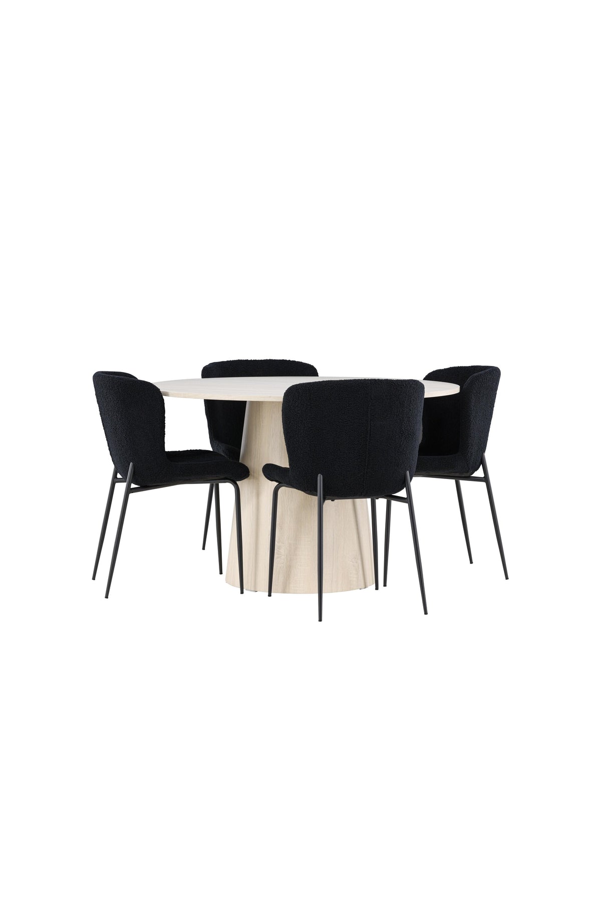 Lanzo Matbord med Modesto Stolarna – MDF