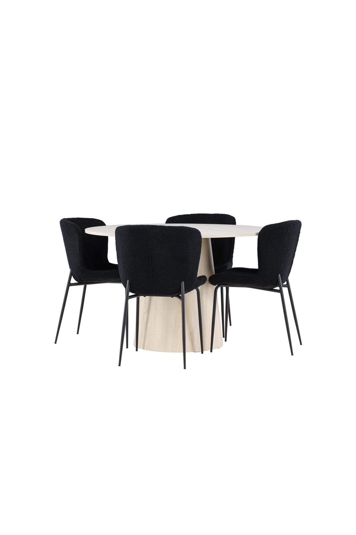 Lanzo Matbord med Modesto Stolarna – MDF