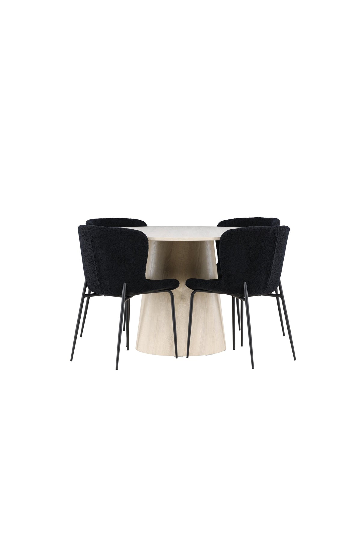 Lanzo Matbord med Modesto Stolarna – MDF