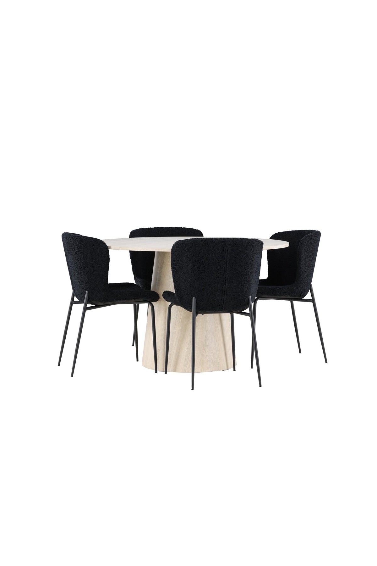 Lanzo Matbord med Modesto Stolarna – MDF