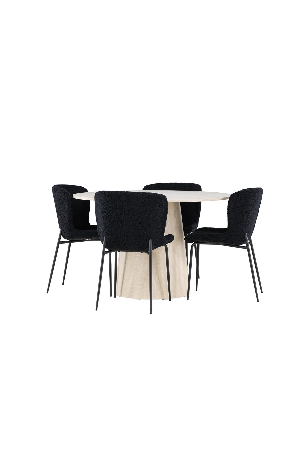 Lanzo Matbord med Modesto Stolarna – MDF