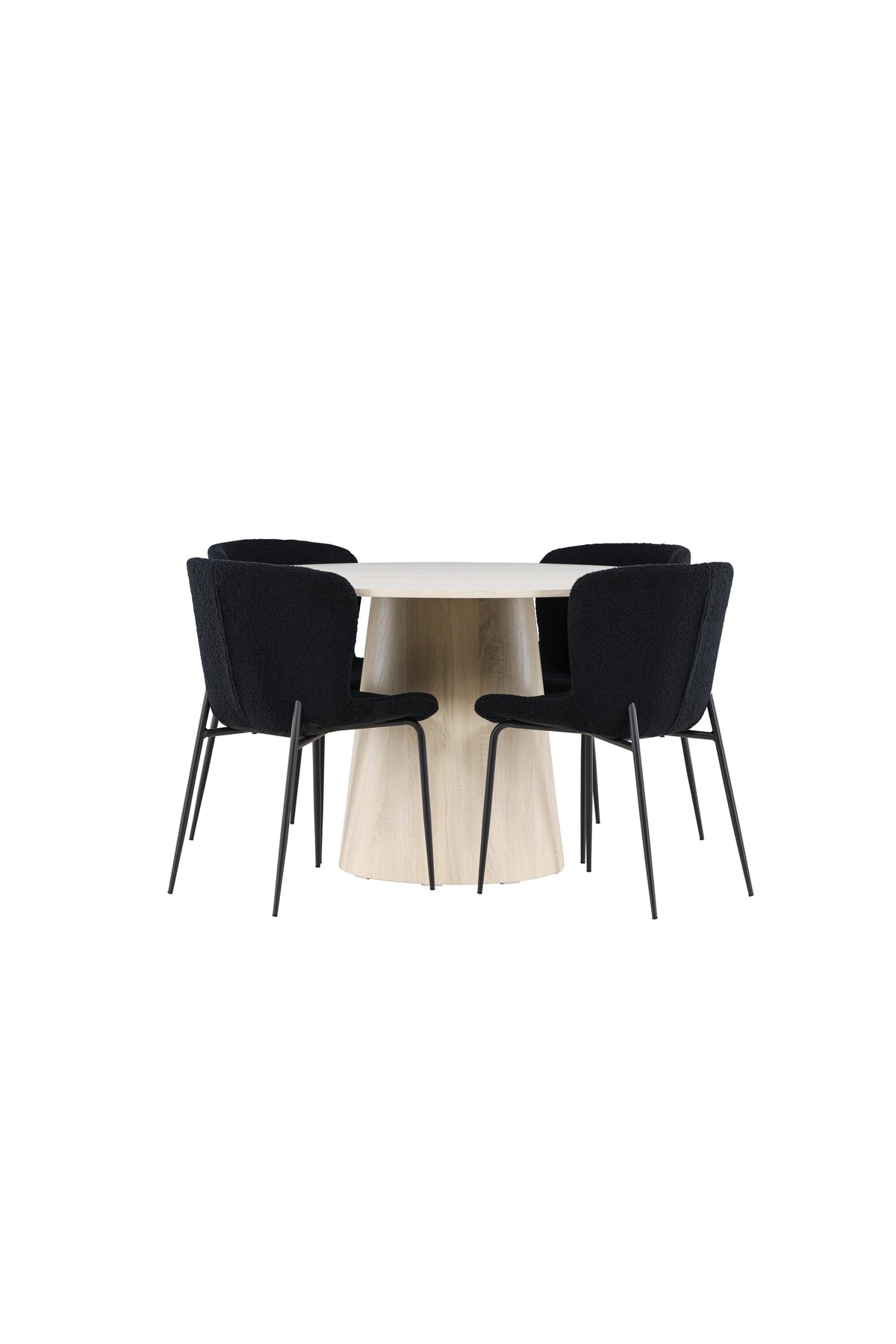Lanzo Matbord med Modesto Stolarna – MDF