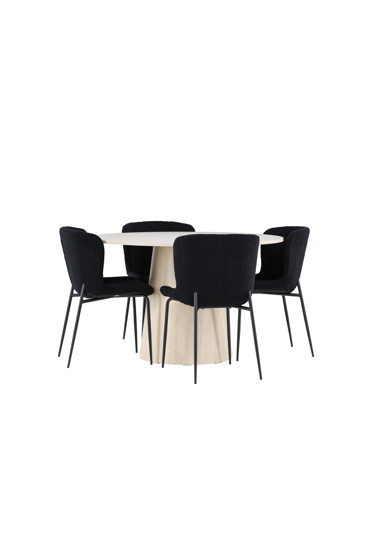 Lanzo Matbord med Modesto Stolarna – MDF