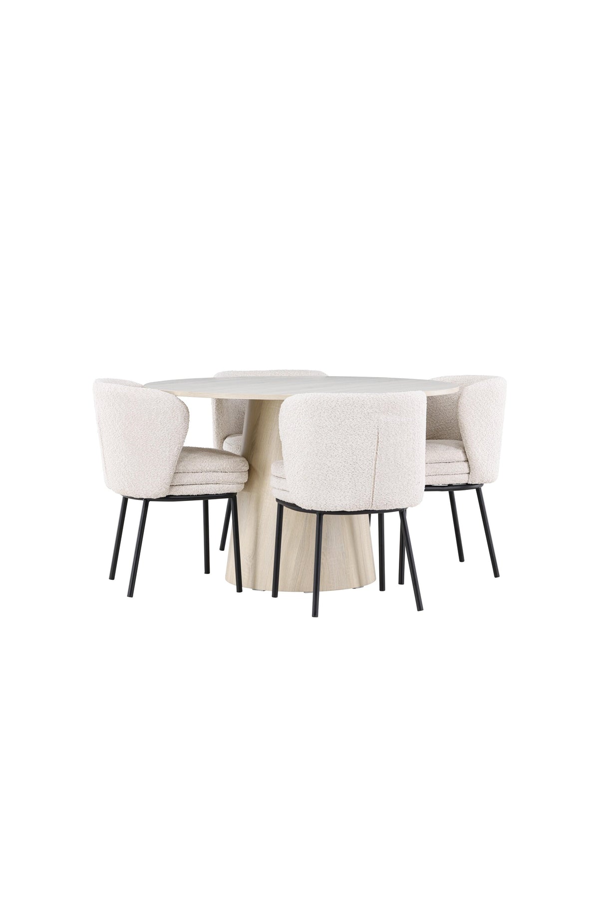 Lanzo Matbord med Agnes Stolarna