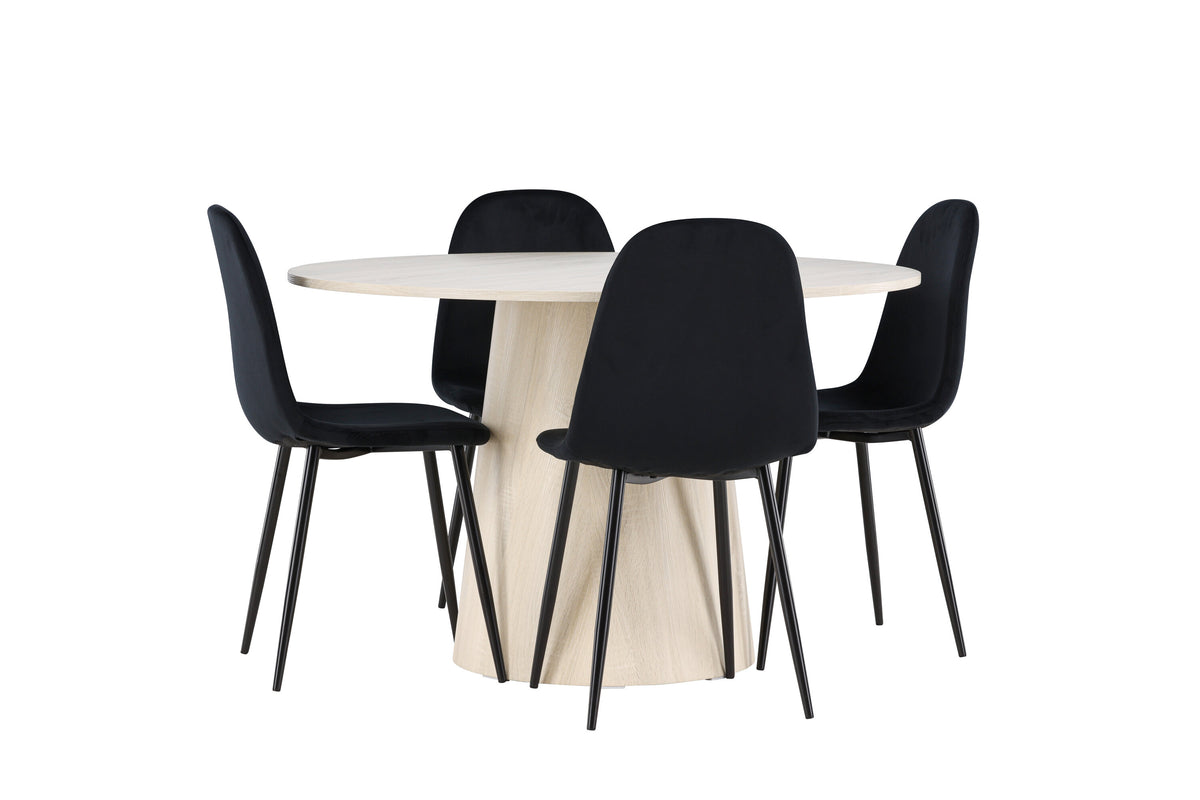 Lanzo Matbord med Polar Stolarna – MDF