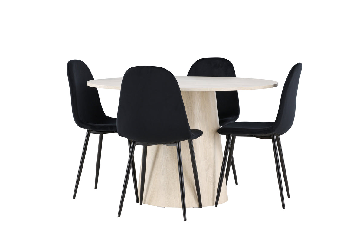 Lanzo Matbord med Polar Stolarna – MDF