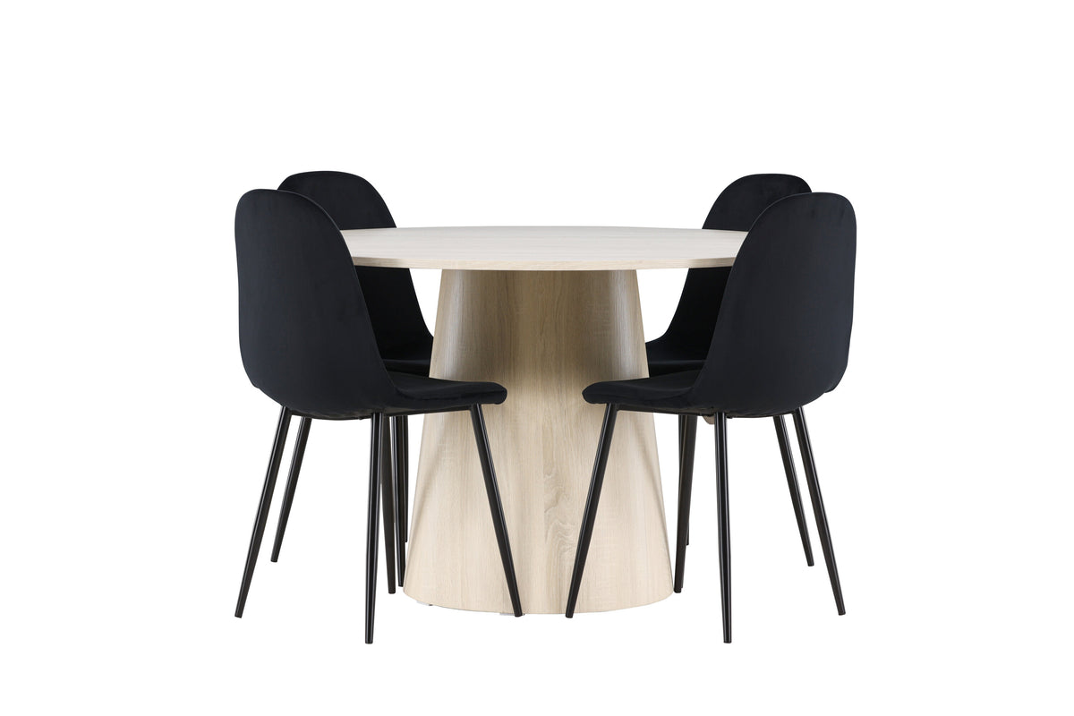 Lanzo Matbord med Polar Stolarna – MDF