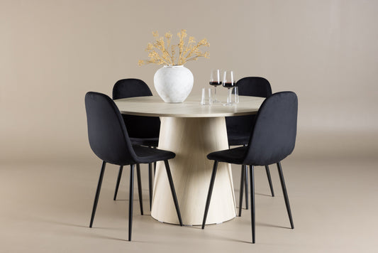 Lanzo Matbord med Polar Stolarna – MDF