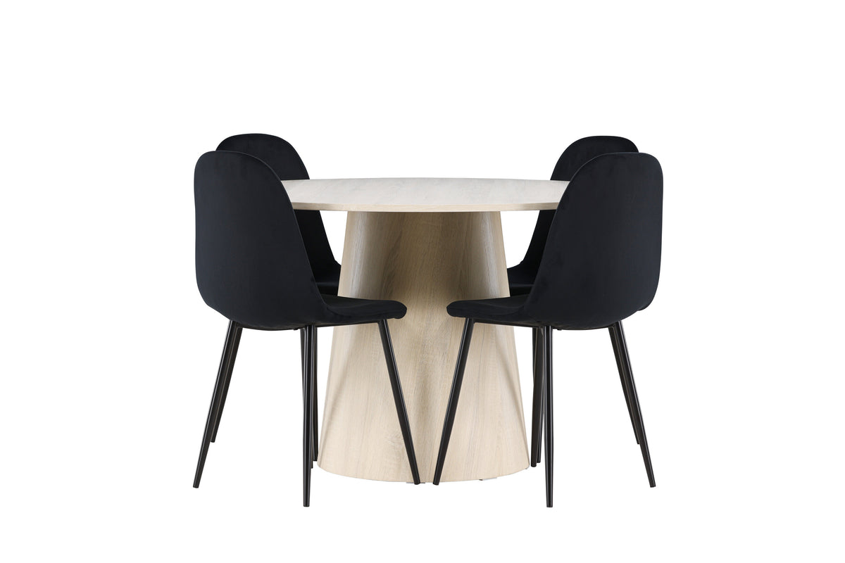 Lanzo Matbord med Polar Stolarna – MDF