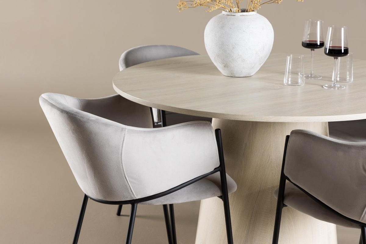 Lanzo Matbord med Evelina Stolarna – MDF