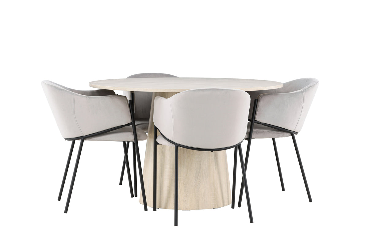 Lanzo Matbord med Evelina Stolarna – MDF