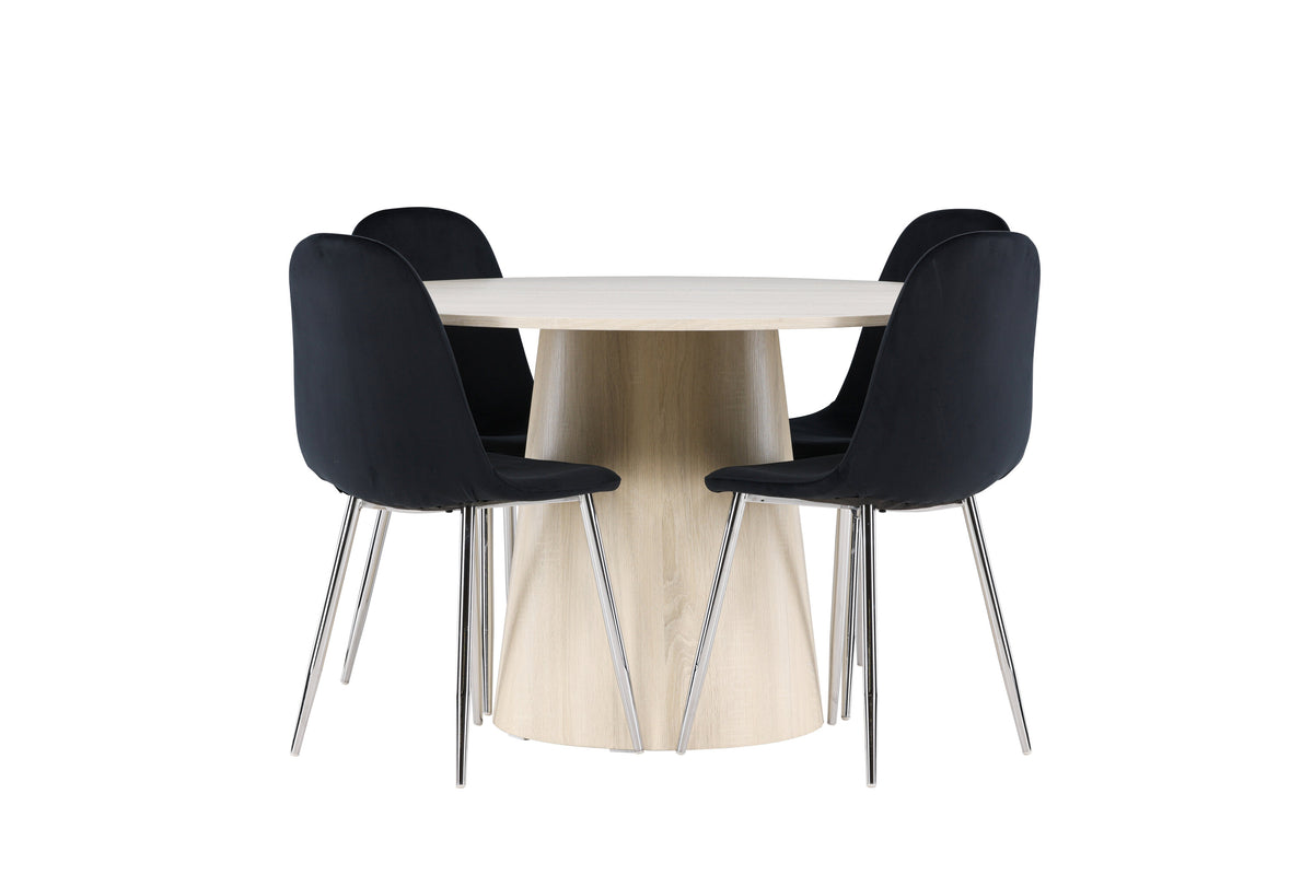 Lanzo Matbord med Polar Stolarna – MDF