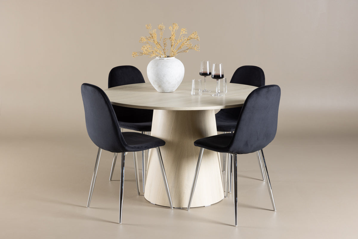 Lanzo Matbord med Polar Stolarna – MDF