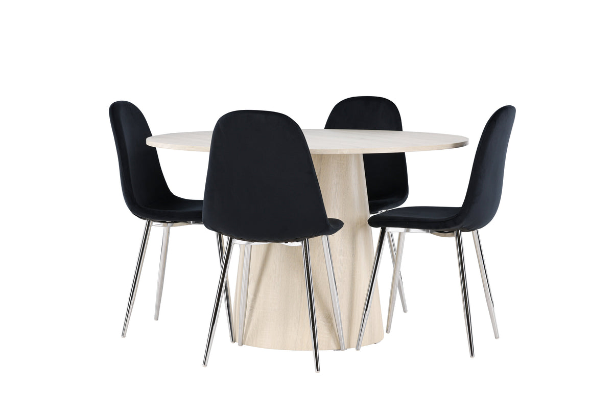 Lanzo Matbord med Polar Stolarna – MDF